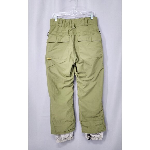 Burton Snow Pants Womens XS Green Cargo Winter Snowboarding Ski Outdoor Snowplay - Picture 2 of 14